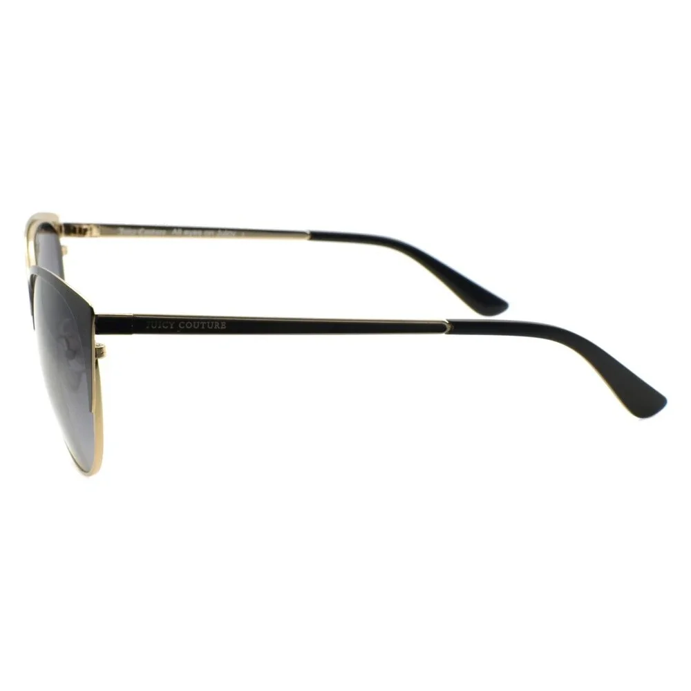 Juicy Couture JU 612 /G/S/ 807 9O Women's Sunglasses Cat Eye Black / Gray